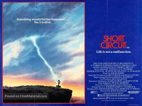 Short Circuit - British Movie Poster