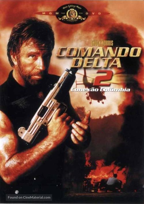 Delta Force 2: The Colombian Connection - Brazilian DVD movie cover