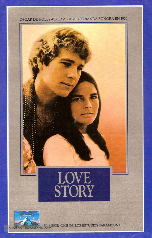 Love Story - Spanish VHS movie cover