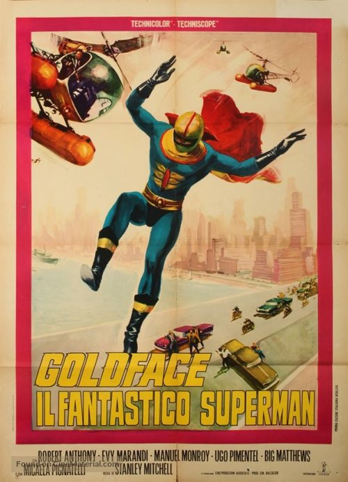 Goldface, il fantastico superman - Italian Movie Poster