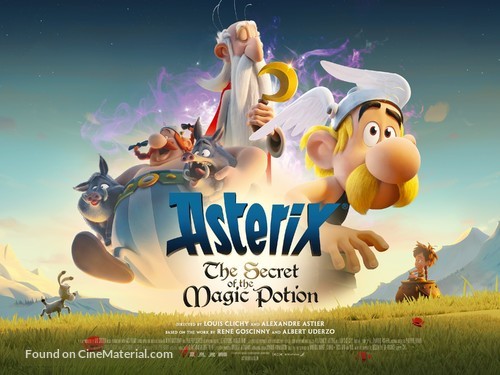 Ast&eacute;rix: Le secret de la potion magique - British Movie Poster