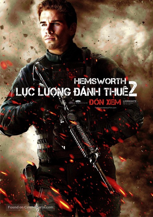 The Expendables 2 - Vietnamese Movie Poster