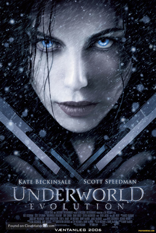 Underworld: Evolution - Icelandic Movie Poster