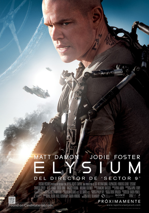 Elysium - Mexican Movie Poster
