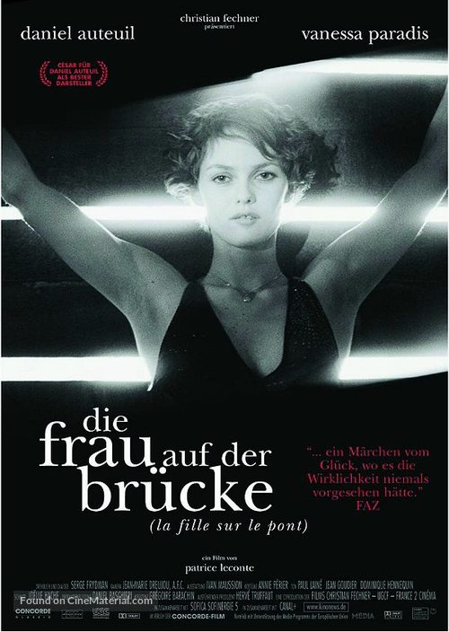 Fille sur le pont, La - German Movie Poster