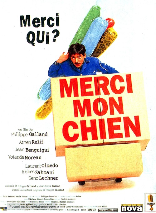 Merci mon chien - French Movie Poster