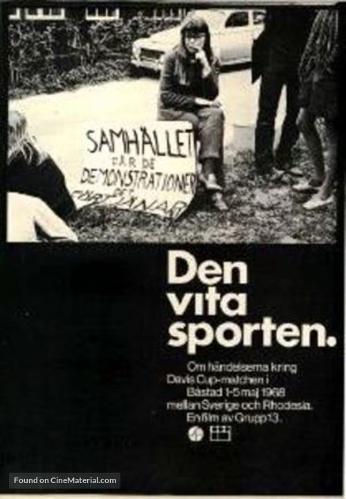 Den vita sporten - Swedish Movie Poster