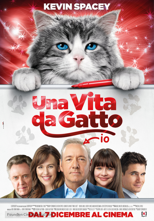 Nine Lives - Italian Movie Poster
