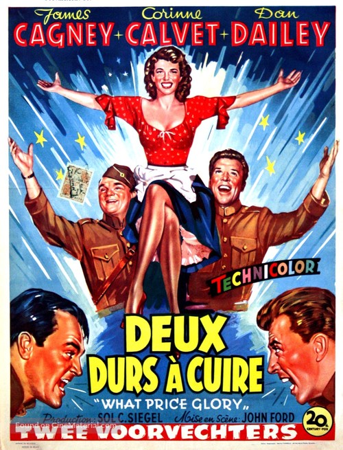 What Price Glory - Belgian Movie Poster