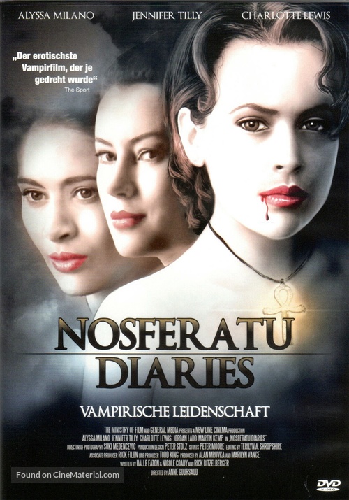 Embrace Of The Vampire - German DVD movie cover