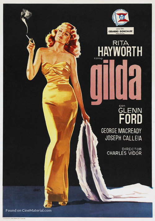 Gilda - Spanish Re-release movie poster