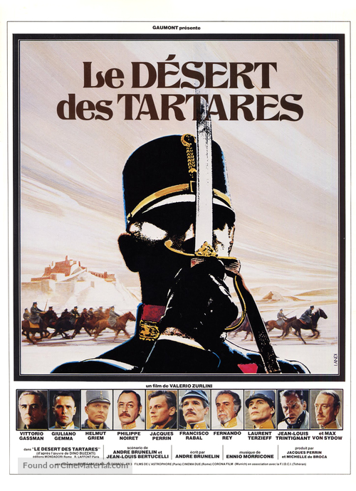 Il deserto dei Tartari - French Movie Poster