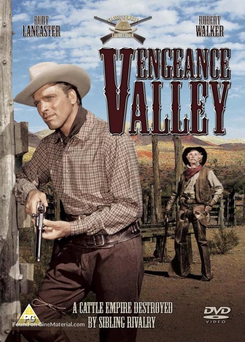 Vengeance Valley - British DVD movie cover