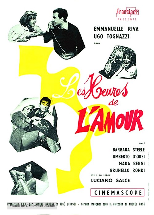 Le ore dell&#039;amore - French Movie Poster