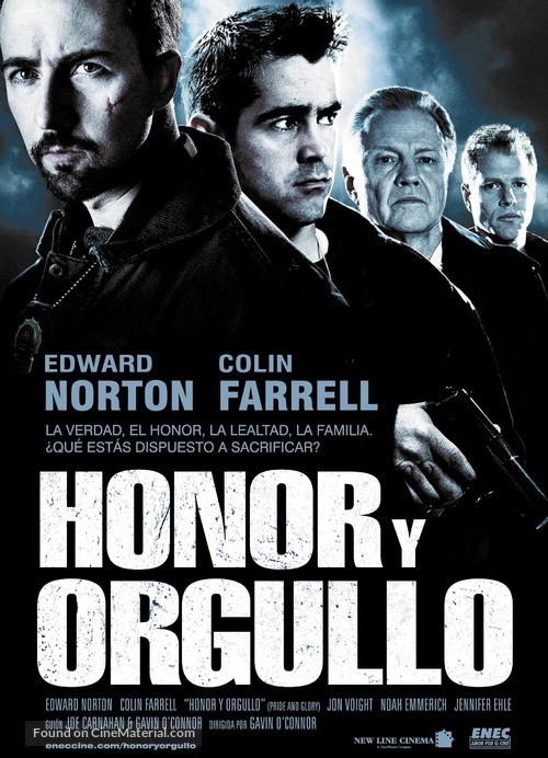 Pride and Glory - Uruguayan Movie Poster