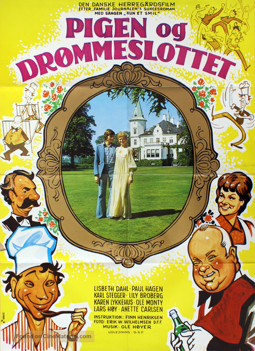 Pigen og dr&oslash;mmeslottet - Danish Movie Poster