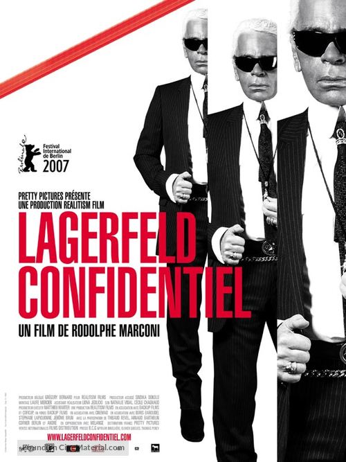 Lagerfeld Confidentiel - French Movie Poster