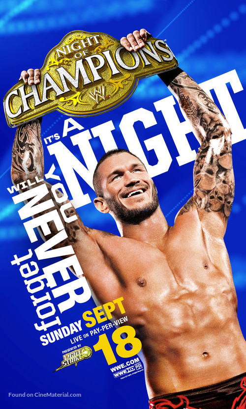 WWE Night of Champions - Movie Poster