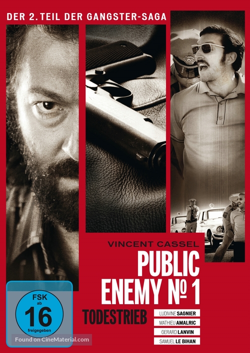 L&#039;ennemi public n&deg;1 - German DVD movie cover