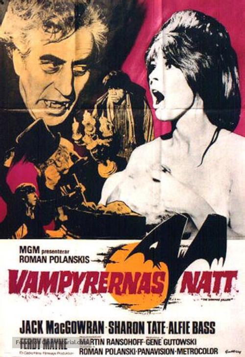 Dance of the Vampires - Swedish Movie Poster