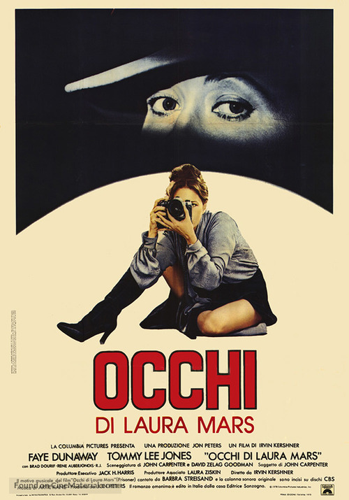 Eyes of Laura Mars - Italian Movie Poster