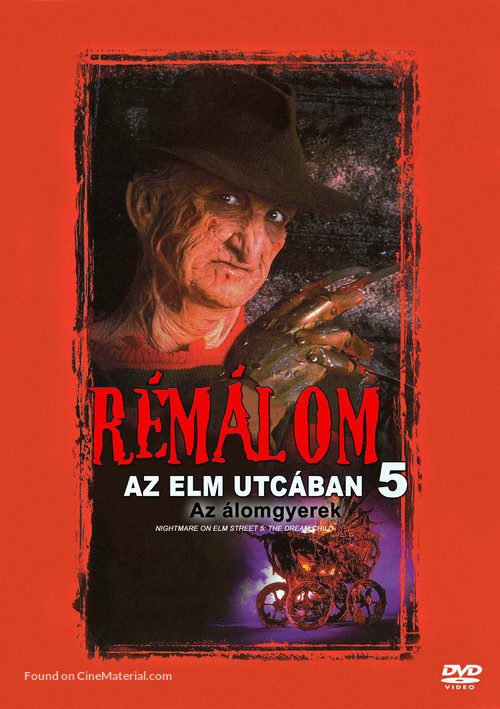A Nightmare on Elm Street: The Dream Child - Hungarian DVD movie cover
