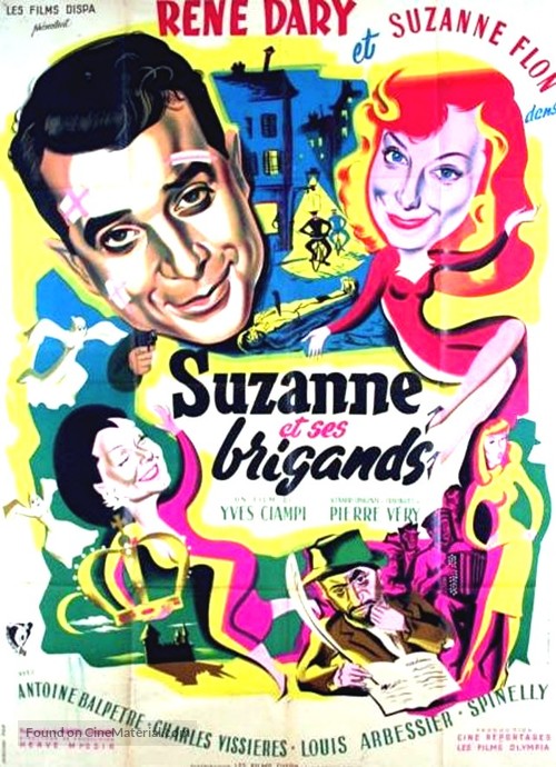 Suzanne et ses brigands - French Movie Poster