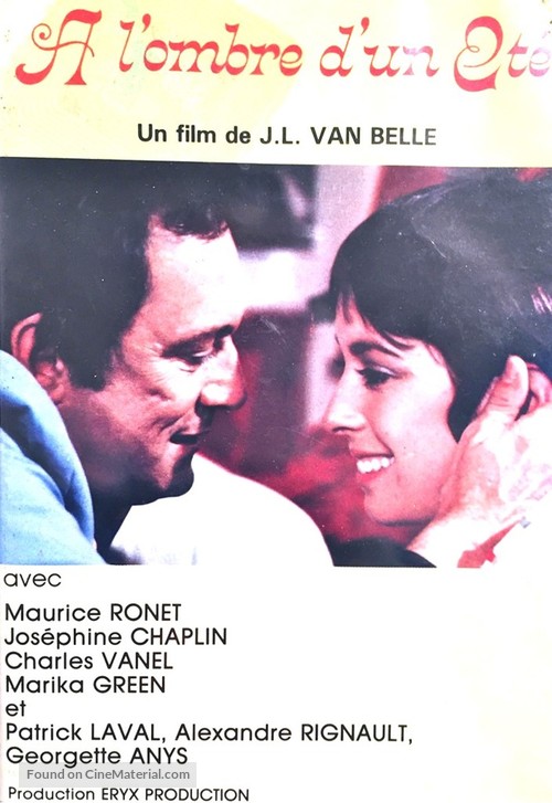 &Agrave; l&#039;ombre d&#039;un &eacute;t&eacute; - French VHS movie cover