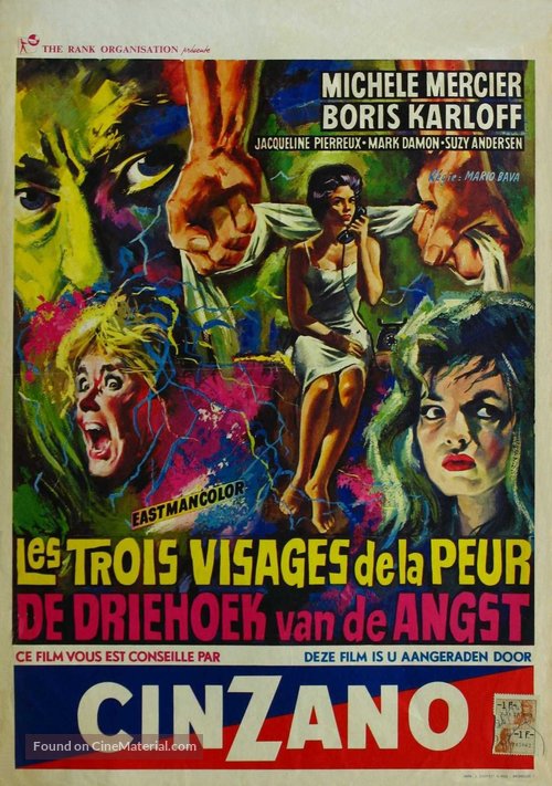 I tre volti della paura - Belgian Movie Poster
