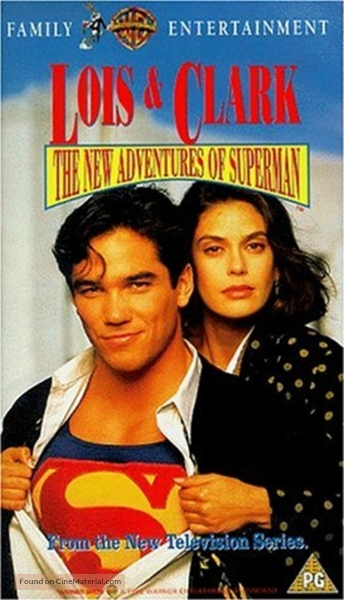 &quot;Lois &amp; Clark: The New Adventures of Superman&quot; - British VHS movie cover