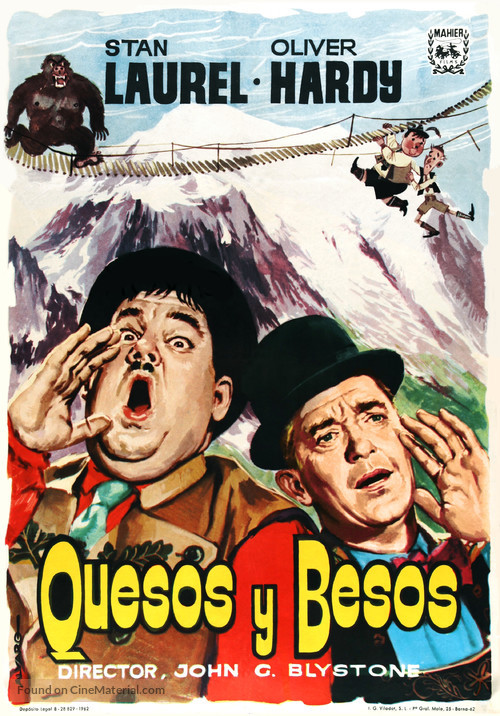 Swiss Miss - Spanish Movie Poster