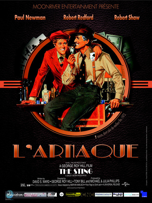 The Sting - French Re-release movie poster