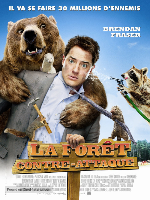 Furry Vengeance - French Movie Poster