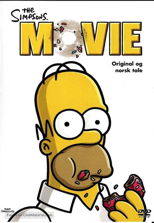 The Simpsons Movie - Norwegian Movie Cover