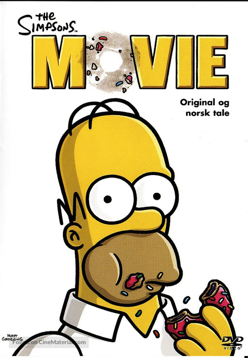 The Simpsons Movie - Norwegian Movie Cover