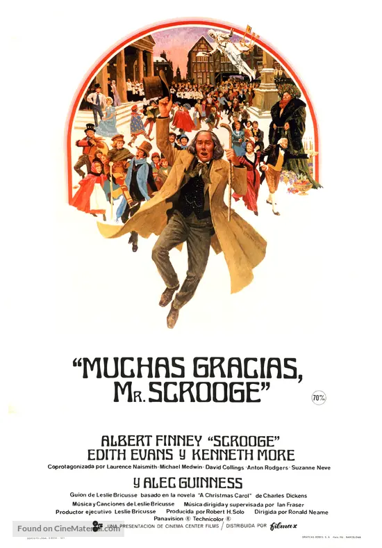 Scrooge - Spanish Movie Poster