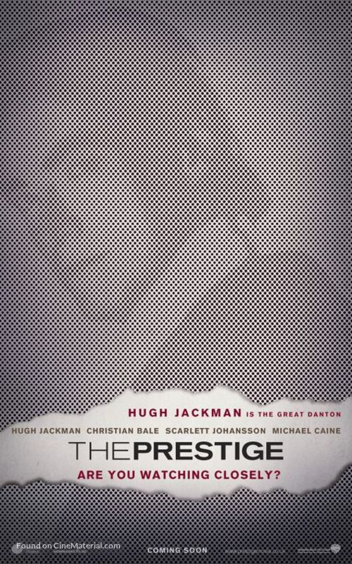 The Prestige - Character movie poster