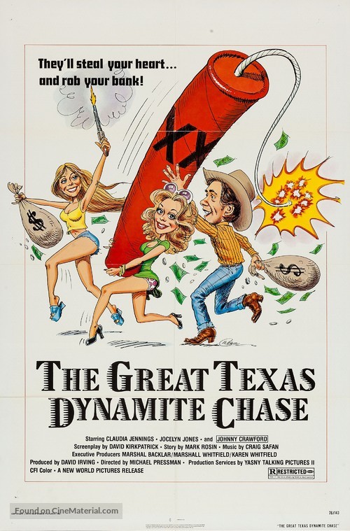 The Great Texas Dynamite Chase - Movie Poster