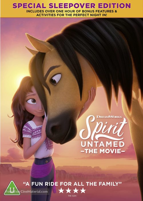 Spirit Untamed - British DVD movie cover
