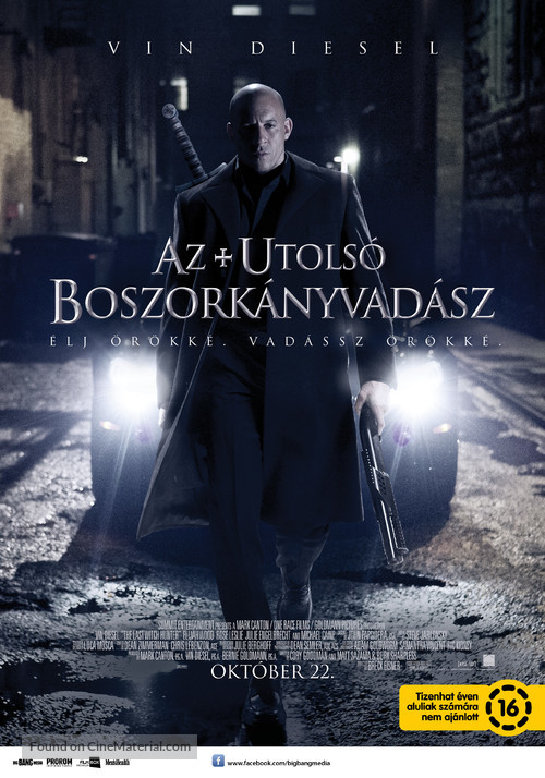 The Last Witch Hunter - Hungarian Movie Poster