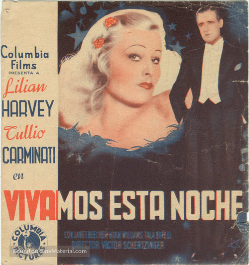 Let&#039;s Live Tonight - Spanish Movie Poster