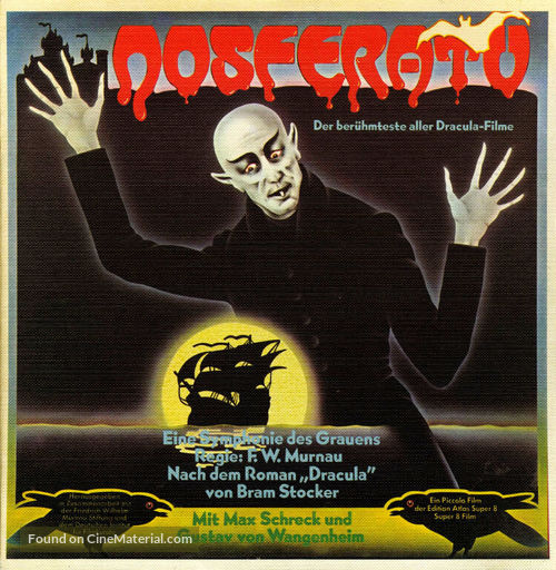 Nosferatu, eine Symphonie des Grauens - German Movie Cover