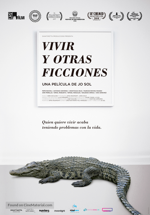 Vivir y otras ficciones - Spanish Movie Poster