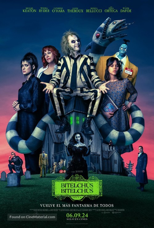 Beetlejuice Beetlejuice - Spanish Movie Poster