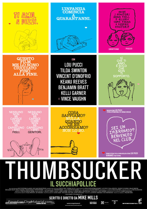 Thumbsucker - Italian poster