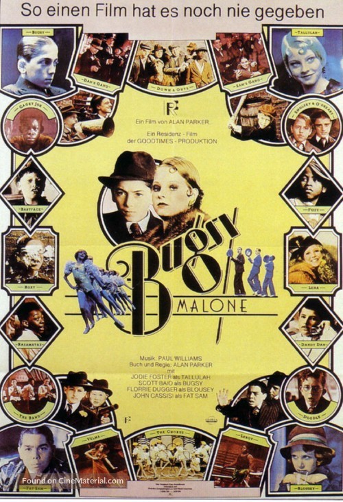 Bugsy Malone - German Movie Poster