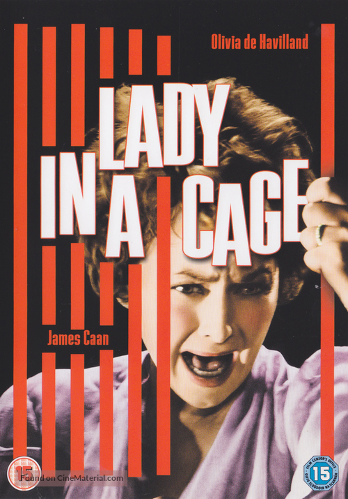 Lady in a Cage - British DVD movie cover