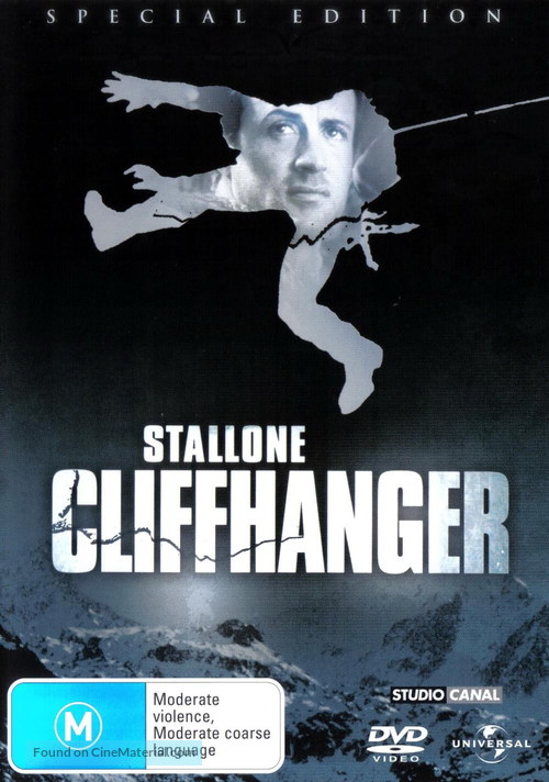 Cliffhanger - Australian DVD movie cover