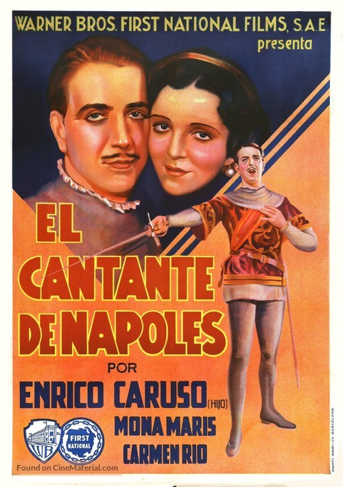 El cantante de Napoles - Spanish Movie Poster
