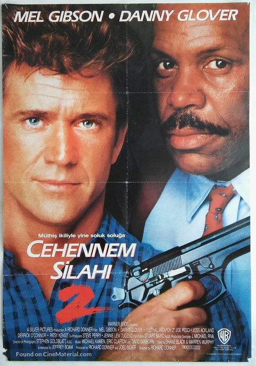 Lethal Weapon 2 - Turkish Movie Poster